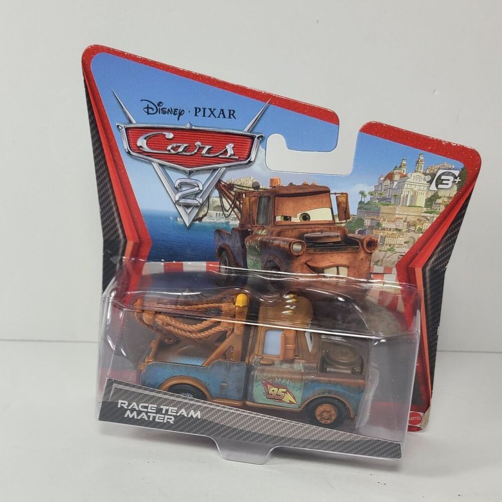2010 RARE SEALED CARS 2 RACE TEAM MATER  DISNEY PIXAR CARS 2  Mattel